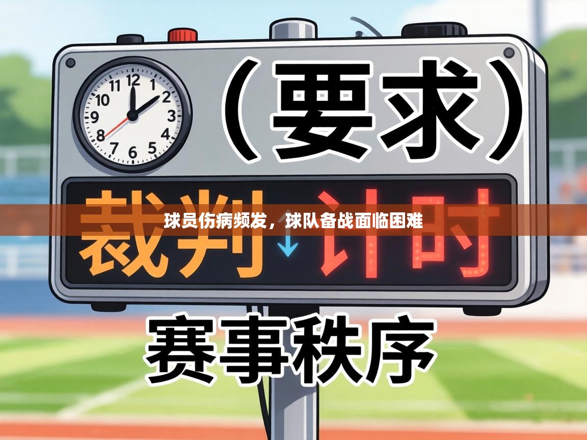球员伤病频发，球队备战面临困难